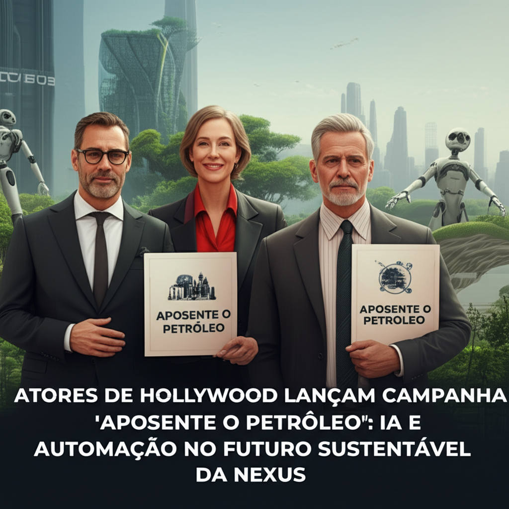 Atores de Hollywood Lançam Campanha 'Aposente o Petróleo': IA e Automação no Futuro Sustentável da Nexus