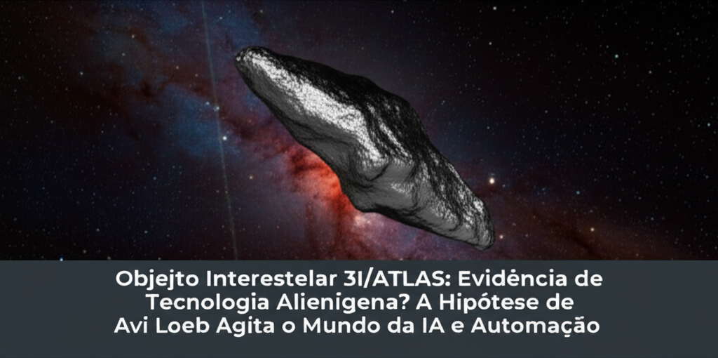 Objeto Interestelar 3I/ATLAS: Evidência de Tecnologia Alienígena? A Hipótese de Avi Loeb Agita o Mundo da IA e Automação