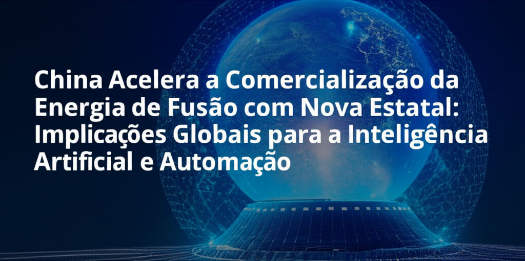 China Acelera a Comercialização da Energia de Fusão com Nova Estatal: Implicações Globais para a Inteligência Artificial e Automação