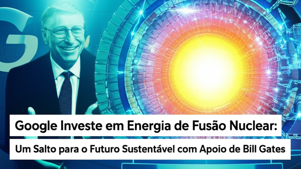 Google Investe em Energia de Fusão Nuclear: Um Salto para o Futuro Sustentável com Apoio de Bill Gates