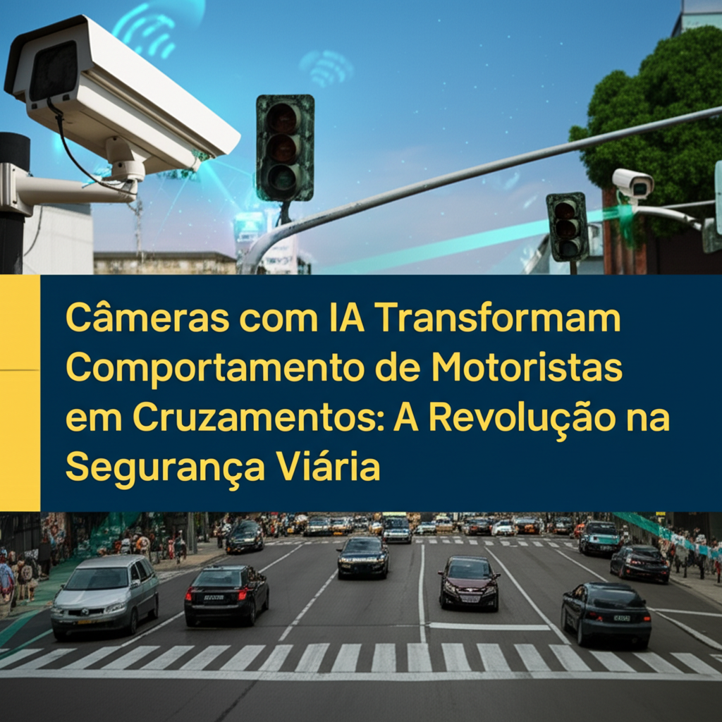 Câmeras com IA Transformam Comportamento de Motoristas em Cruzamentos: A Revolução na Segurança Viária