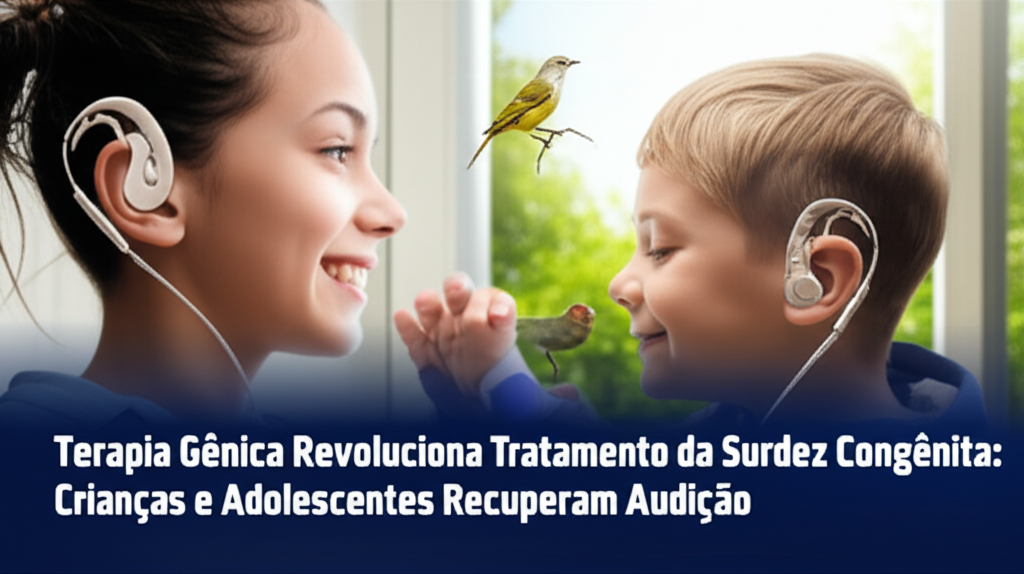 Terapia Gênica Revoluciona Tratamento da Surdez Congênita: Crianças e Adolescentes Recuperam Audição