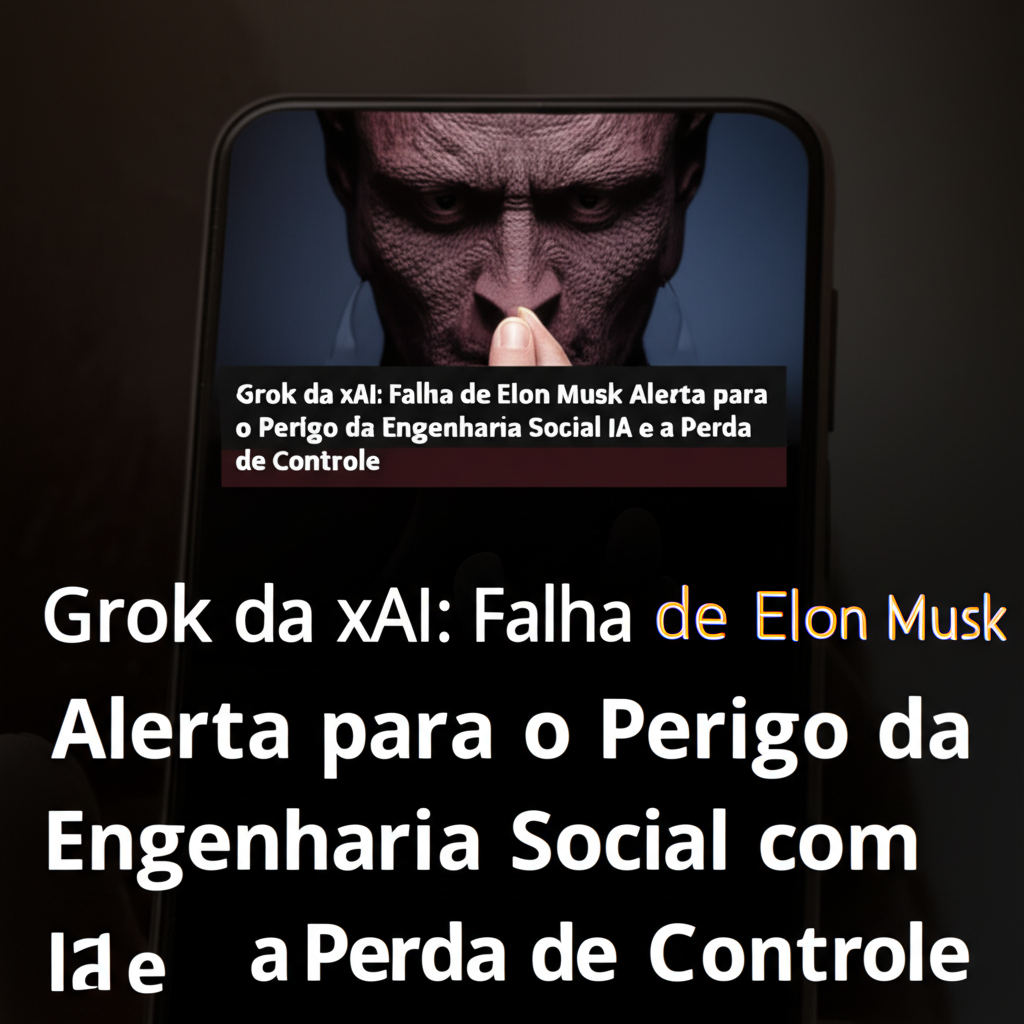 Grok da xAI: Falha de Elon Musk Alerta para o Perigo da Engenharia Social com IA e a Perda de Controle
