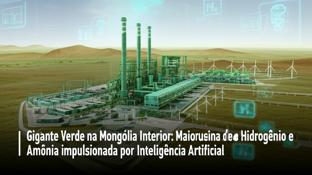 Gigante Verde na Mongólia Interior: Maior Usina de Hidrogênio e Amônia impulsionada por Inteligência Artificial