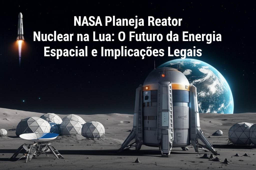 NASA Planeja Reator Nuclear na Lua: O Futuro da Energia Espacial e Implicações Legais