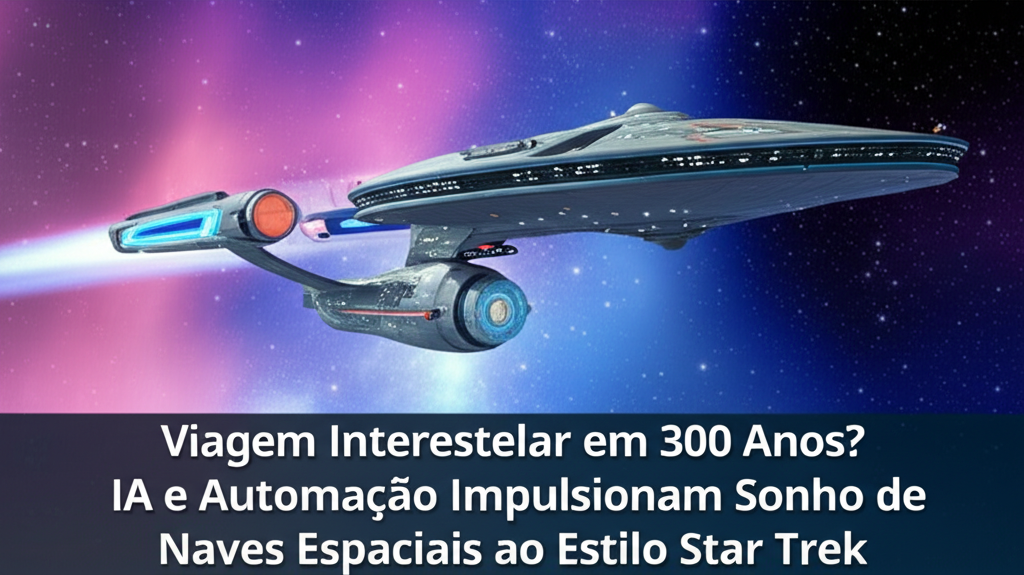 Viagem Interestelar em 300 Anos? IA e Automação Impulsionam Sonho de Naves Espaciais ao Estilo Star Trek