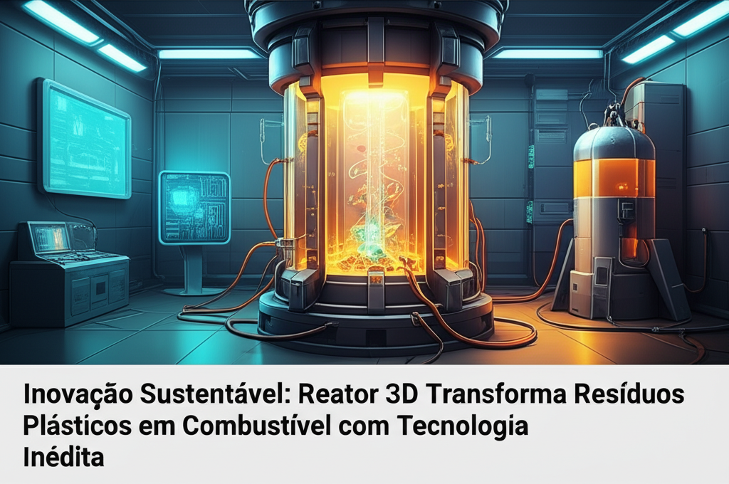 Inovação Sustentável: Reator 3D Transforma Resíduos Plásticos em Combustível com Tecnologia Inédita