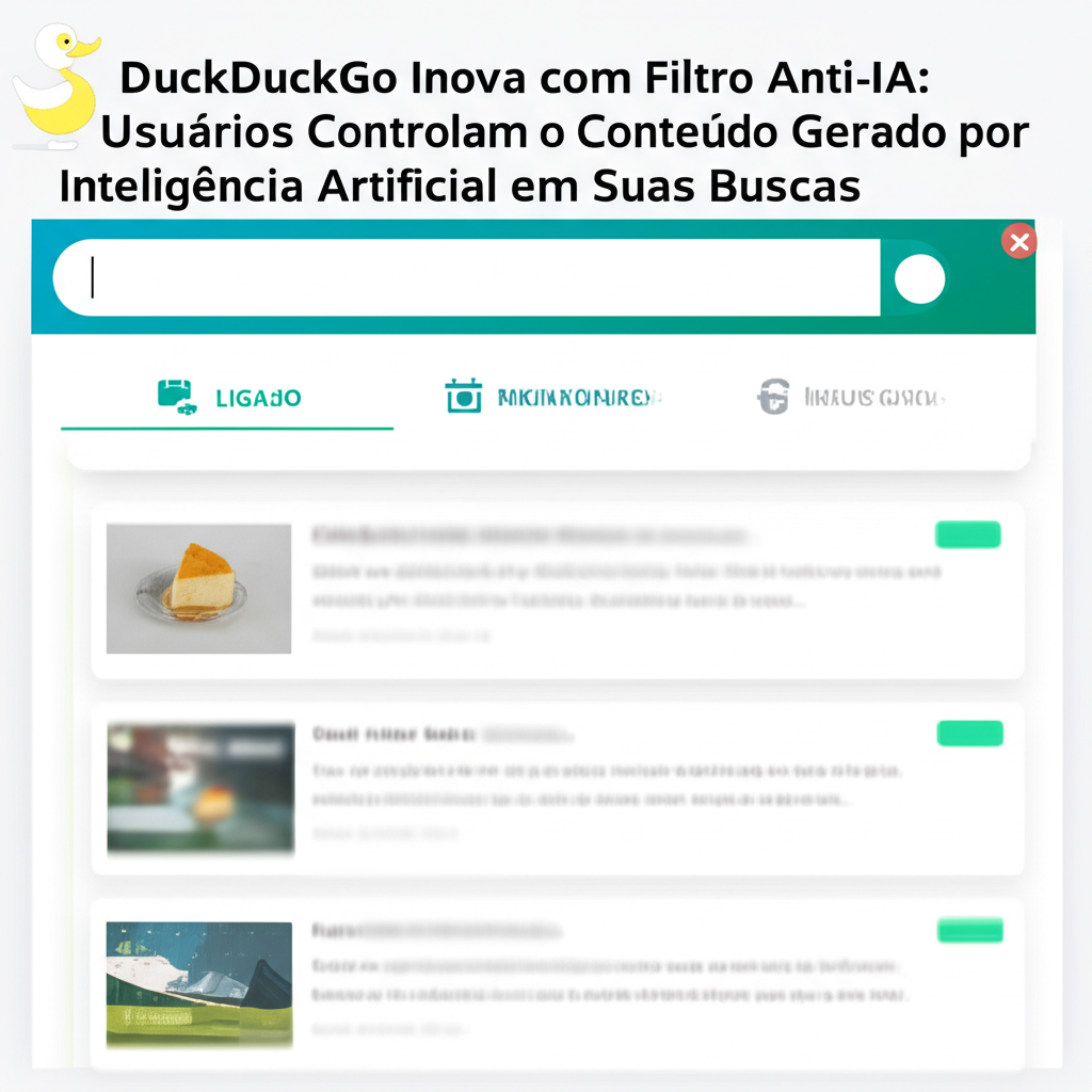 DuckDuckGo Inova com Filtro Anti-IA: Usuários Controlam o Conteúdo Gerado por Inteligência Artificial em Suas Buscas