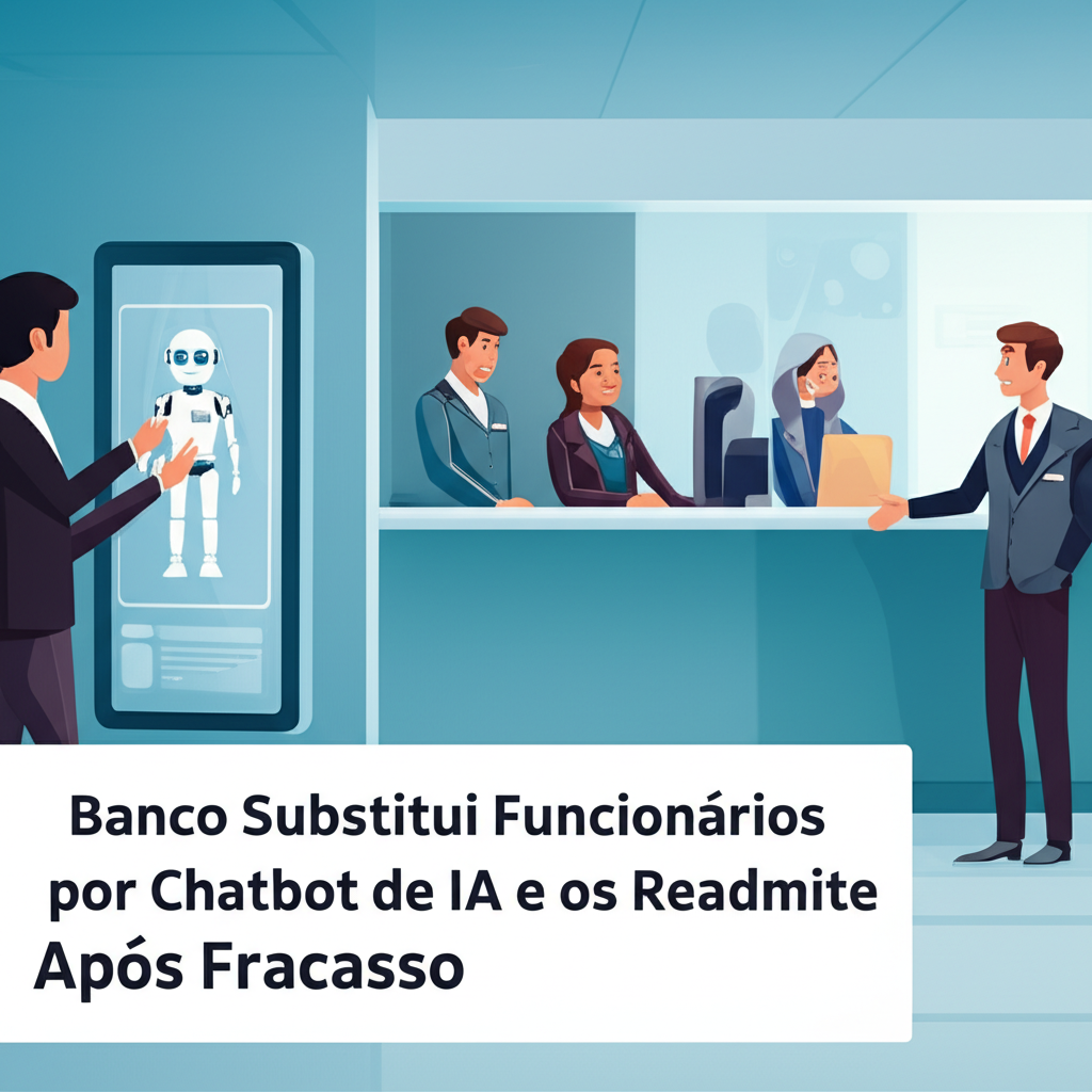 Banco Substitui Funcionários por Chatbot de IA e os Readmite Após Fracasso