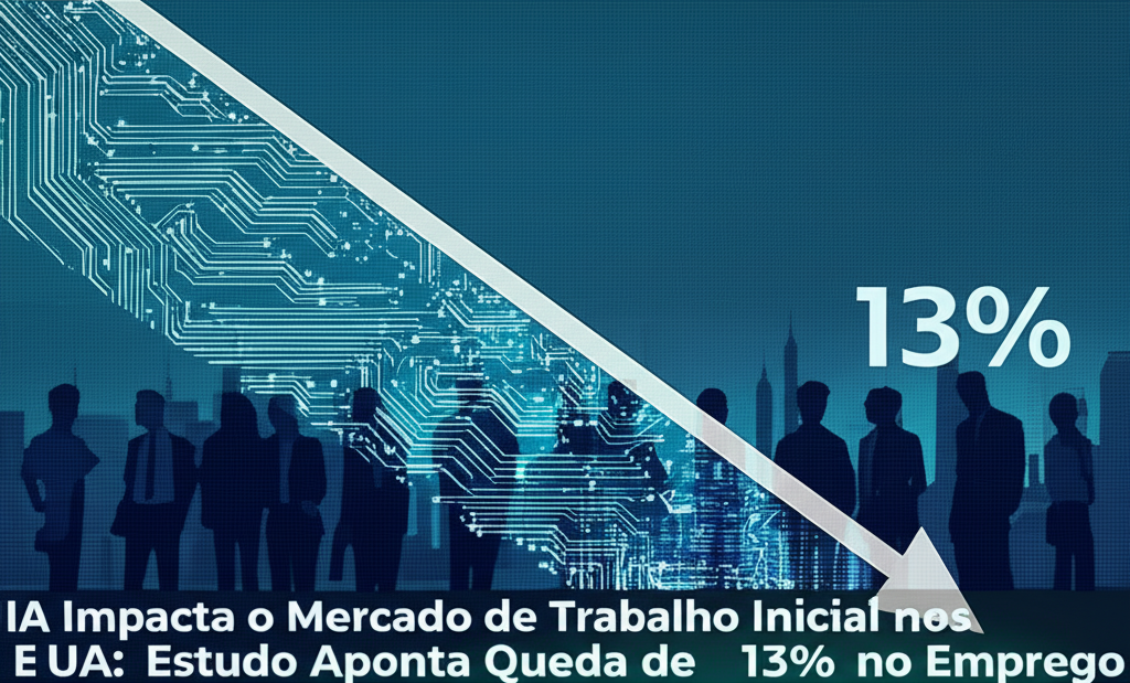 IA Impacta o Mercado de Trabalho Inicial nos EUA: Estudo Aponta Queda de 13% no Emprego