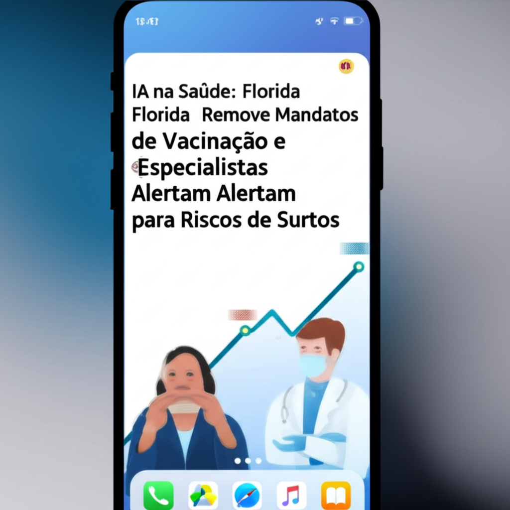 IA na Saúde: Florida Remove Mandatos de Vacinação e Especialistas Alertam para Riscos de Surtos