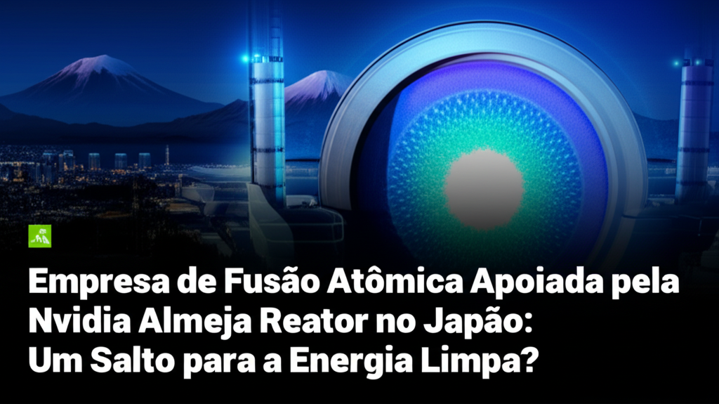 Empresa de Fusão Atômica Apoiada pela Nvidia Almeja Reator no Japão: Um Salto para a Energia Limpa?