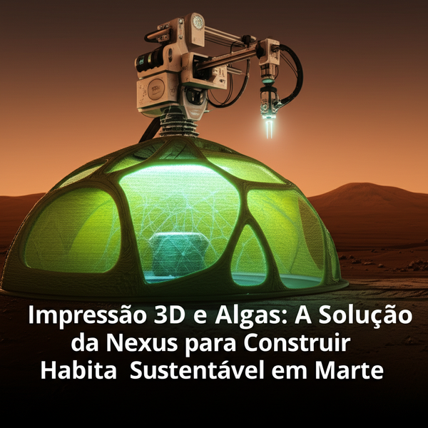 Impressão 3D e Algas: A Solução da Nexus para Construir Habitat Sustentável em Marte