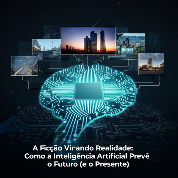 A Ficção Virando Realidade: Como a Inteligência Artificial Prevê o Futuro (e o Presente)