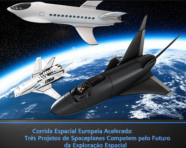 Corrida Espacial Europeia Acelerada: Três Projetos de Spaceplanes Competem pelo Futuro da Exploração Espacial