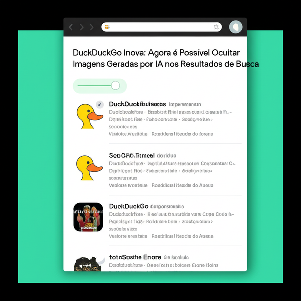 DuckDuckGo Inova: Agora é Possível Ocultar Imagens Geradas por IA nos Resultados de Busca