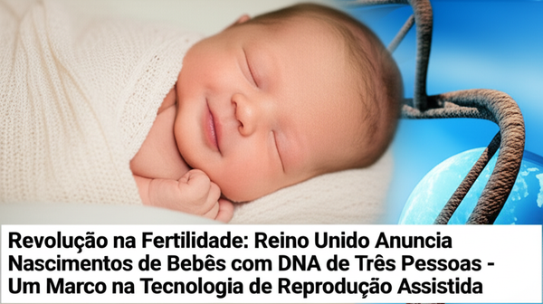 Revolução na Fertilidade: Reino Unido Anuncia Nascimentos de Bebês com DNA de Três Pessoas - Um Marco na Tecnologia de Reprodução Assistida