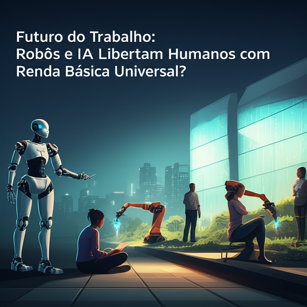 Futuro do Trabalho: Robôs e IA Libertam Humanos com Renda Básica Universal?