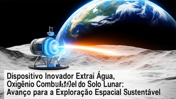 Dispositivo Inovador Extrai Água, Oxigênio e Combustível do Solo Lunar: Avanço para a Exploração Espacial Sustentável