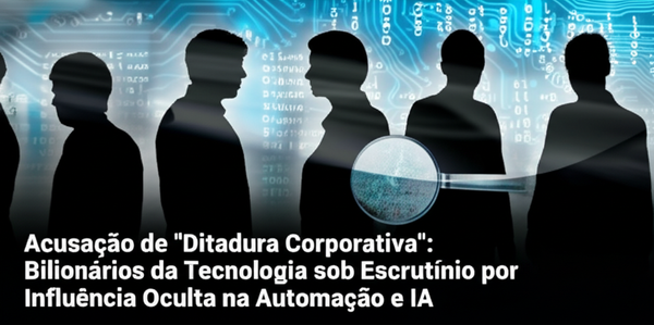 Acusação de "Ditadura Corporativa": Bilionários da Tecnologia sob Escrutínio por Influência Oculta na Automação e IA