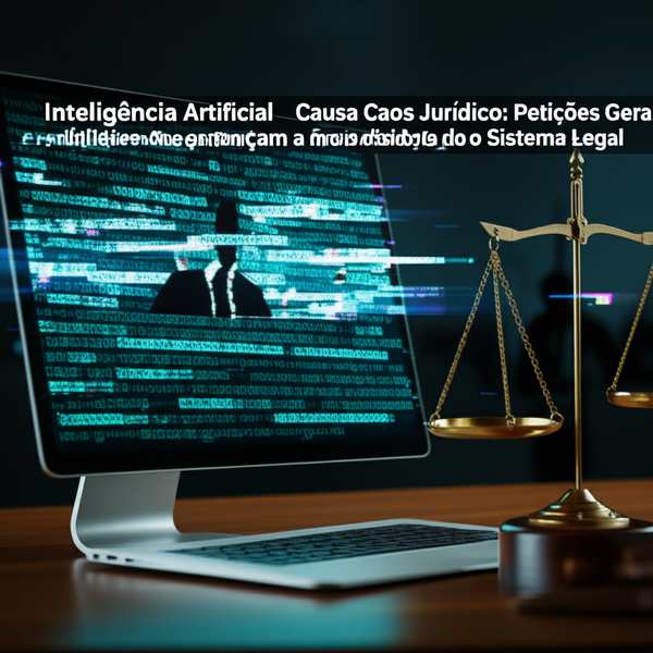 Inteligência Artificial Causa Caos Jurídico: Petições Geradas por IA Ameaçam a Integridade do Sistema Legal