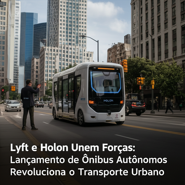 Lyft e Holon Unem Forças: Lançamento de Ônibus Autônomos Revoluciona o Transporte Urbano
