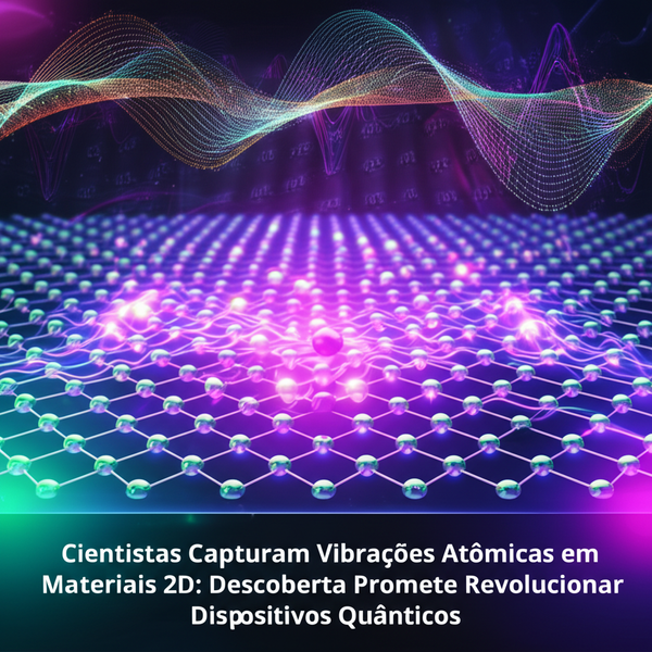 Cientistas Capturam Vibrações Atômicas em Materiais 2D: Descoberta Promete Revolucionar Dispositivos Quânticos