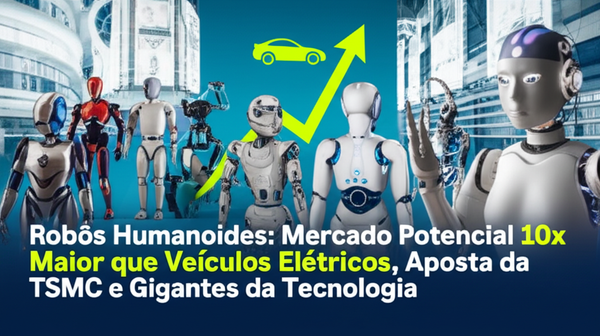 Robôs Humanoides: Mercado Potencial 10x Maior que Veículos Elétricos, Aposta da TSMC e Gigantes da Tecnologia