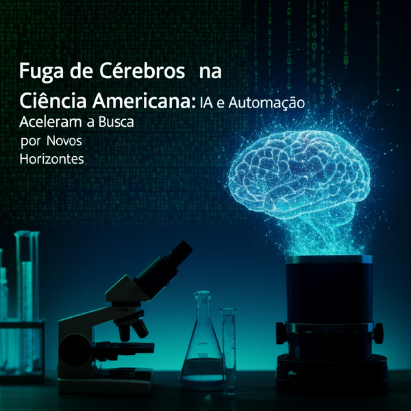 Fuga de Cérebros na Ciência Americana: IA e Automação Aceleram a Busca por Novos Horizontes