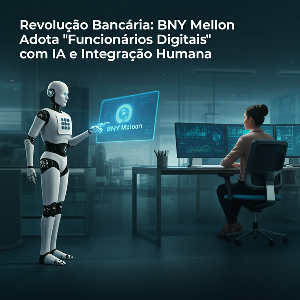 Revolução Bancária: BNY Mellon Adota 'Funcionários Digitais' com IA e Integração Humana