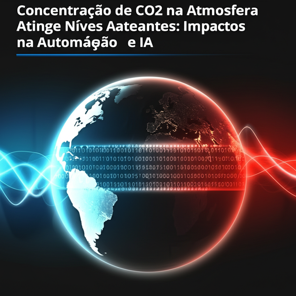 Concentração de CO2 na Atmosfera Atinge Níveis Alarmantes: Impactos na Automação e IA