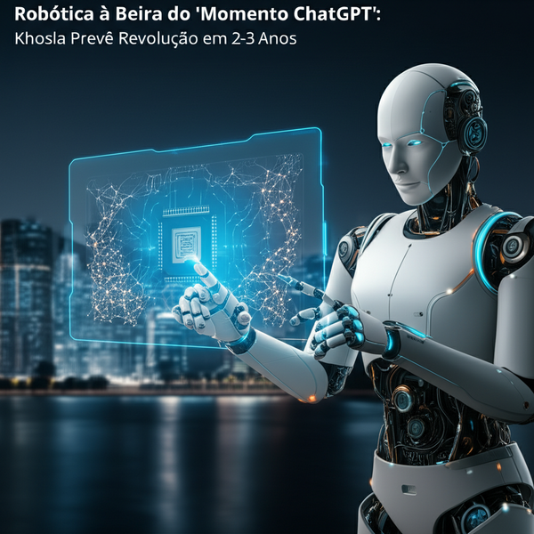 Robótica à Beira do 'Momento ChatGPT': Khosla Prevê Revolução em 2-3 Anos