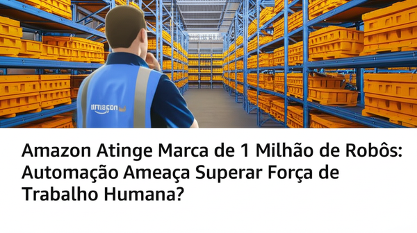 Amazon Atinge Marca de 1 Milhão de Robôs: Automação Ameaça Superar Força de Trabalho Humana?