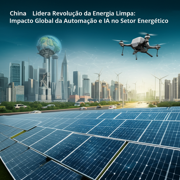 China Lidera Revolução da Energia Limpa: Impacto Global da Automação e IA no Setor Energético