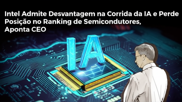 Intel Admite Desvantagem na Corrida da IA e Perde Posição no Ranking de Semicondutores, Aponta CEO