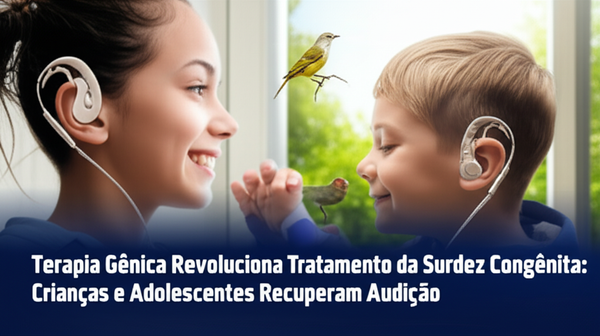 Terapia Gênica Revoluciona Tratamento da Surdez Congênita: Crianças e Adolescentes Recuperam Audição