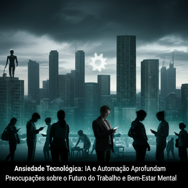 Ansiedade Tecnológica: IA e Automação Aprofundam Preocupações sobre o Futuro do Trabalho e Bem-Estar Mental