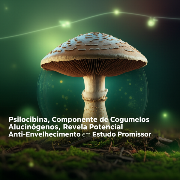 Psilocibina, Componente de Cogumelos Alucinógenos, Revela Potencial Anti-Envelhecimento em Estudo Promissor