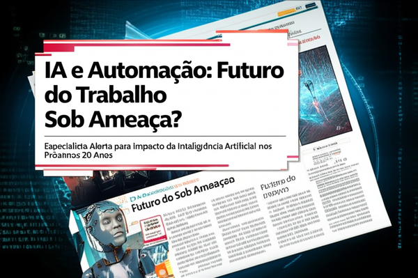 IA e Automação: Futuro do Trabalho Sob Ameaça? Especialista Alerta para Impacto da Inteligência Artificial nos Próximos 20 Anos