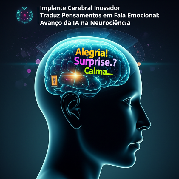 Implante Cerebral Inovador Traduz Pensamentos em Fala Emocional: Avanço da IA na Neurociência
