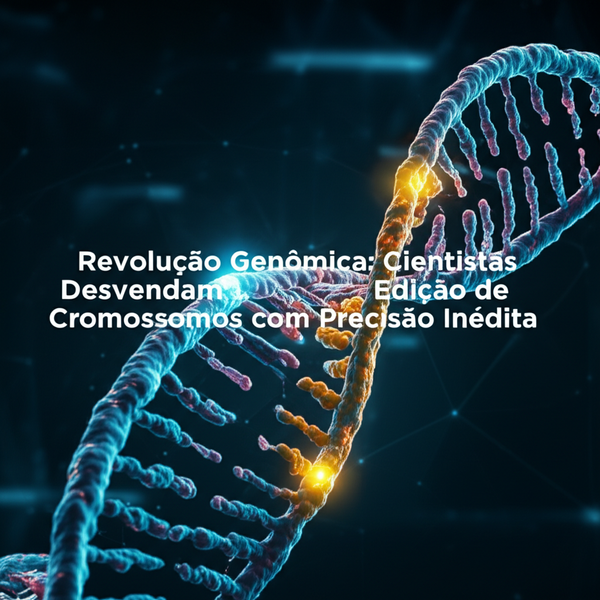 Revolução Genômica: Cientistas Desvendam Edição de Cromossomos com Precisão Inédita