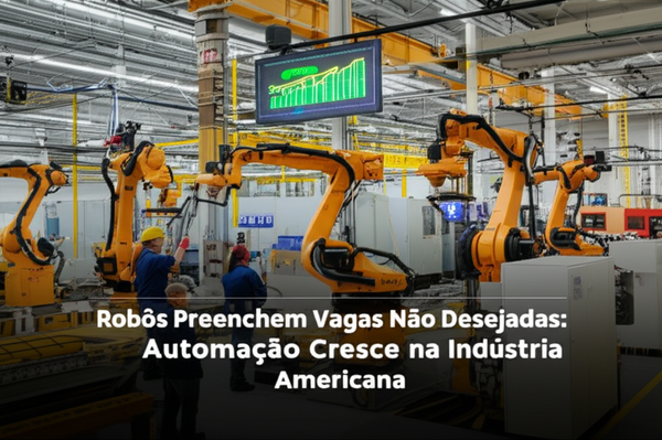 Robôs Preenchem Vagas Não Desejadas: Automação Cresce na Indústria Americana