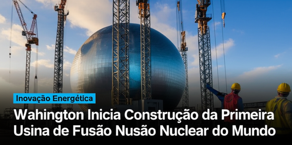 Inovação Energética: Washington Inicia Construção da Primeira Usina de Fusão Nuclear do Mundo