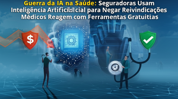 Guerra da IA na Saúde: Seguradoras Usam Inteligência Artificial para Negar Reivindicações, Médicos Reagem com Ferramentas Gratuitas