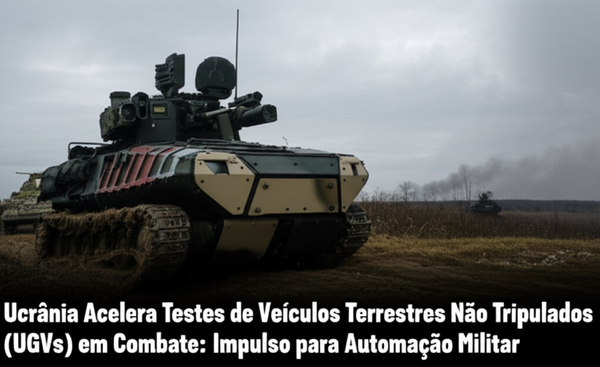 Ucrânia Acelera Testes de Veículos Terrestres Não Tripulados (UGVs) em Combate: Impulso para Automação Militar