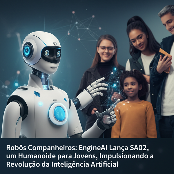 Robôs Companheiros: EngineAI Lança SA02, um Humanoide para Jovens, Impulsionando a Revolução da Inteligência Artificial
