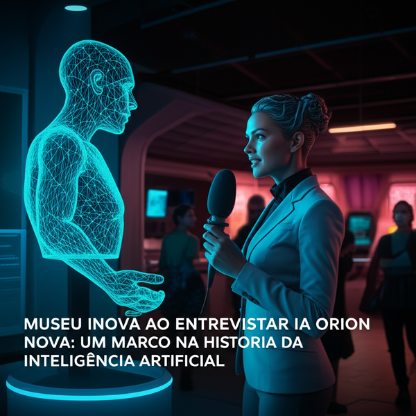 Museu Inova ao Entrevistar IA Orion Nova: Um Marco na História da Inteligência Artificial