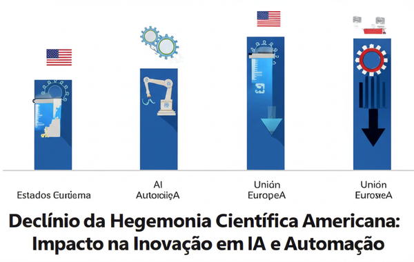 Declínio da Hegemonia Científica Americana: Impacto na Inovação em IA e Automação