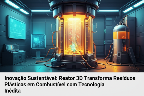 Inovação Sustentável: Reator 3D Transforma Resíduos Plásticos em Combustível com Tecnologia Inédita