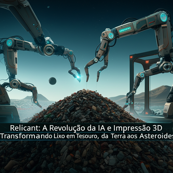 Replicant: A Revolução da IA e Impressão 3D Transformando Lixo em Tesouro, da Terra aos Asteroides